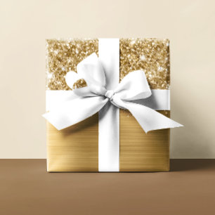 Glittery Gold Glam Cadeaupapier