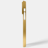 Glittery Gold Glam Handtekening Case-Mate iPhone Case (Achterkant / Links)