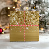 Glittery Gold Glam Inpakpapier Vel