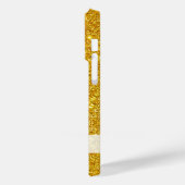 Glittery Gold Glitter - Aangepaste naam op maat Case-Mate iPhone Case (Achterkant / Links)