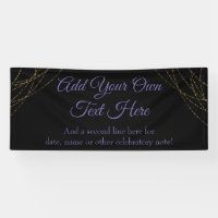 Glittery Gold Light Strings Voeg je eigen tekst to