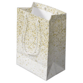 Glittery Gold Medium Cadeauzakje
