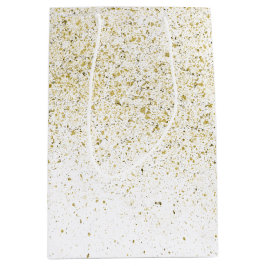 Glittery Gold Medium Cadeauzakje