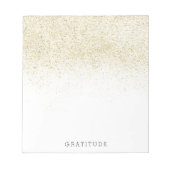 Glittery Gold Notitieblok (Voorkant)
