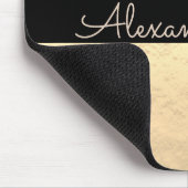 Glittery Gold Shimmery Gold Leopard Muismat (Hoek)