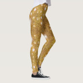 Glittery Gold Shine Bright Leggings (Rechts)