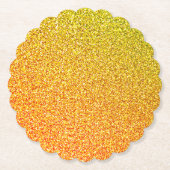 Glittery Gold Sparkle Weddenschap Birthday Ombre K Kartonnen Onderzetters (Voorkant)