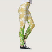 Glittery Gold Stars Parrot and Butterfly Leggings (Rechts)