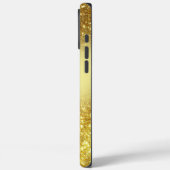 Glittery Golden gepersonaliseerd Case-Mate iPhone Case (Achterkant / Links)
