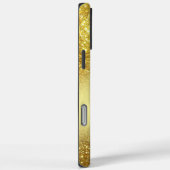 Glittery Golden gepersonaliseerd Case-Mate iPhone Case (Achterkant / Rechts)