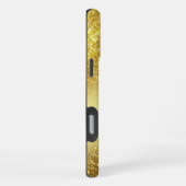 Glittery Golden gepersonaliseerd iPhone Hoesje (Rechterkant)
