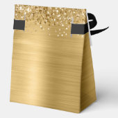 Glittery Goud Glam Sweet Sixteen Bedankdoosjes (Achterkant)