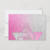 Glittery Gradient RSVP Hot Pink (Achterkant)