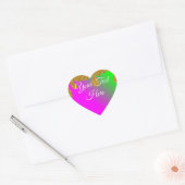 Glittery Heart Sticker voor een vleugje Sparkle (Envelop)