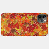 Glittery Herfst Maple Leaves Case-Mate iPhone Case (Achterkant (horizontaal))