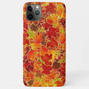 Glittery Herfst Maple Leaves Case-Mate iPhone Case