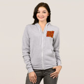 Glittery Herfst Maple Leaves Hoodie (Voorkant volledig)
