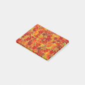 Glittery Herfst Maple Leaves Post-it® Notes (Schuin)
