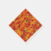 Glittery Herfst Maple Leaves Servet (Hoek)