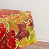 Glittery Herfst Maple Leaves Tafelkleed (Voorbeeld)