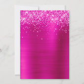 Glittery Hot Pink 30e verjaardag Kaart (Achterkant)