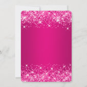 Glittery Hot Pink Raspberry Ombre 30th Birthday Kaart (Achterkant)