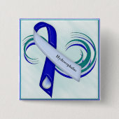 Glittery Hydrocephalus Ribbon Button (Voorkant)