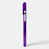 Glittery Indigo Paarse Girly Signature Case-Mate iPhone Case (Achterkant / Links)