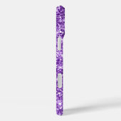 Glittery Indigo Paarse Girly Signature Case-Mate iPhone Case (Achterkant / Rechts)