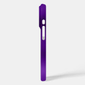 Glittery Indigo Paarse Glam Girly Signature Case-Mate iPhone Case (Achterkant / Links)