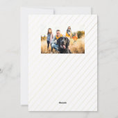 Glittery JOY 4 Afbeelding Feestdagenkaart (Achterkant)