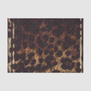 Glittery Leopard Cheetah Animal Print Wild Exotic Tissuepapier