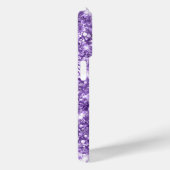 Glittery Licht Paarse Glam Girly Signature Case-Mate iPhone Case (Achterkant / Rechts)