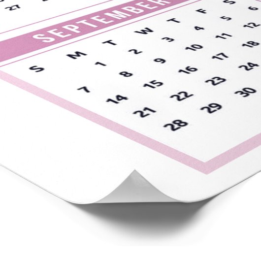  Glittery Lily 2025 Kalender Poster (Hoek)