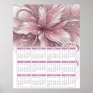  Glittery Lily 2025 Kalender Poster