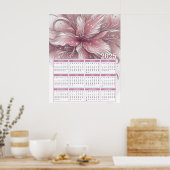  Glittery Lily 2025 Kalender Poster (Keuken)