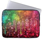 Glittery (looking) Laptop Computer Electronics Bag Sleeve (Voorkant)