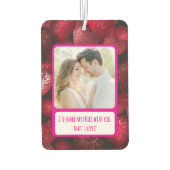 Glittery Love Deel mijn frietjes Luchtverfrisser (Achterkant)