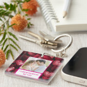 Glittery Love Deel mijn frietjes Sleutelhanger (Voorkant Rechts)