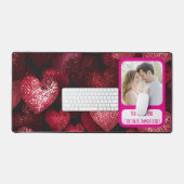 Glittery Love Ik sms onmiddellijk terug Bureaumat (Keyboard & Muis)