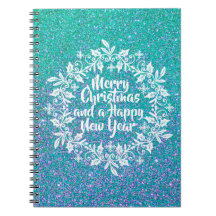 Glittery Merry kerst | NOTITIEBOEK