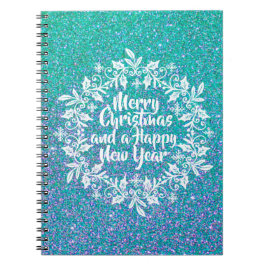 Glittery Merry kerst | NOTITIEBOEK
