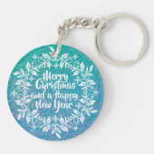 Glittery Merry kerst | SLEUTELHANGER (Achterkant)