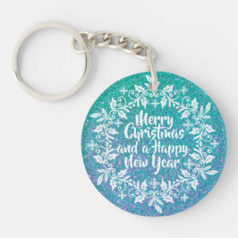 Glittery Merry kerst | SLEUTELHANGER