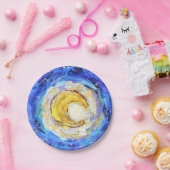 Glittery Moon Paper Borden Papieren Bordje (Feest)