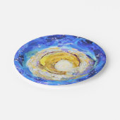 Glittery Moon Paper Borden Papieren Bordje (Gekanteld)