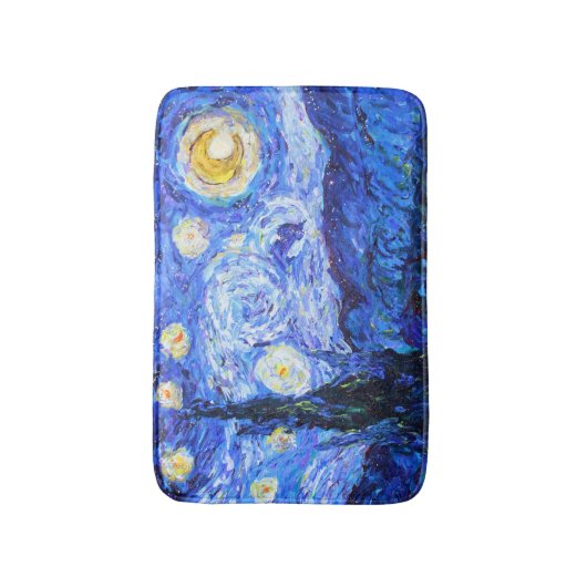 Glittery Night Bath Mat (Voorkant Verticaal)