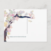 Glittery Night Wedding Save the Date Aankondigingskaart (Achterkant)