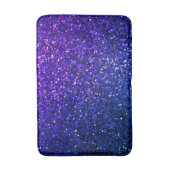 Glittery Ombre Blue Colorful Bright Cool Badmat (Voorkant Verticaal)