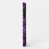 Glittery Paars Kaleidoscope Heart Gradiënt Case-Mate iPhone Case (Achterkant/links)